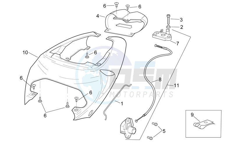 Rear body - Rear fairing image