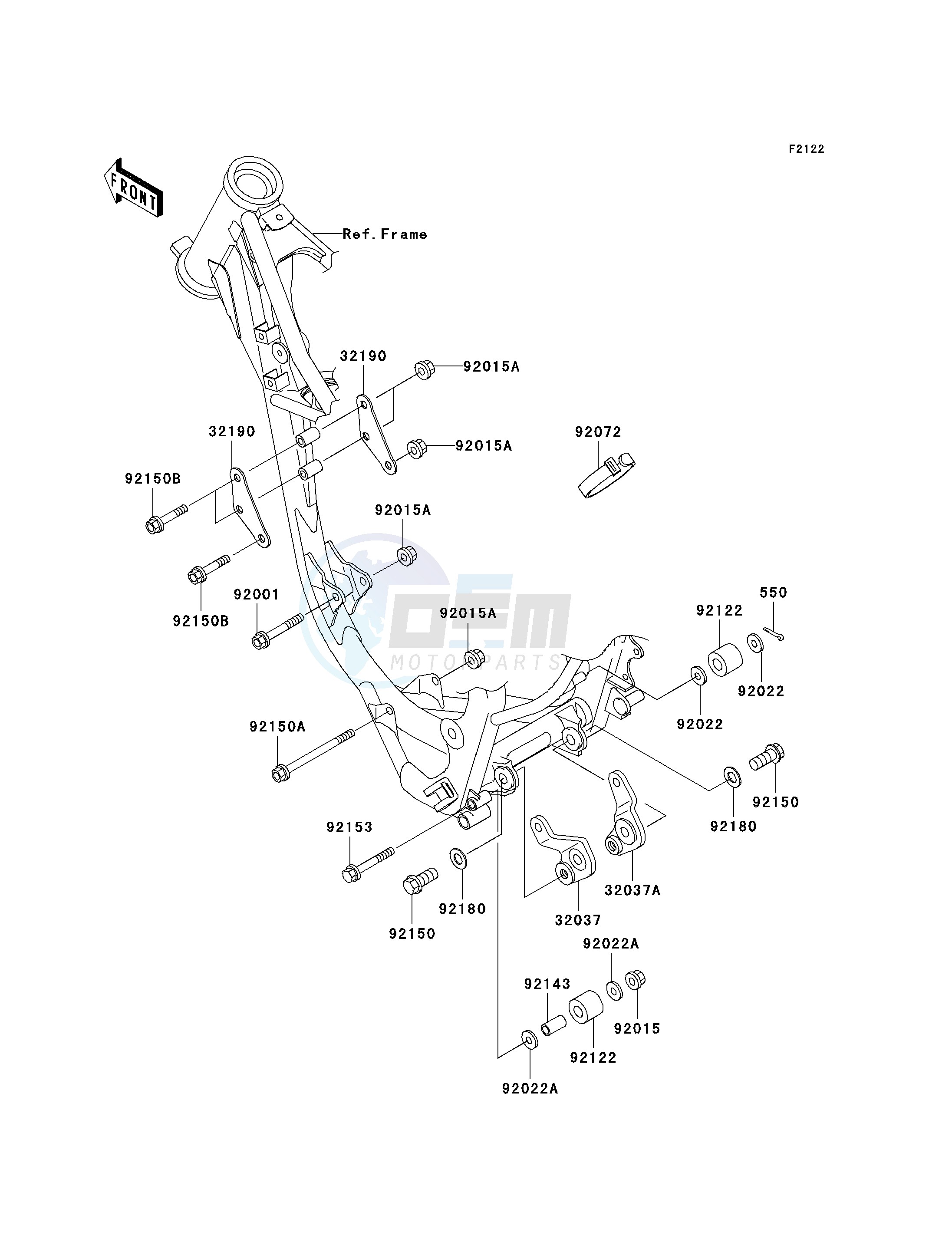 ENGINE MOUNT blueprint