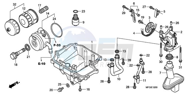 OIL PAN/OIL PUMP image