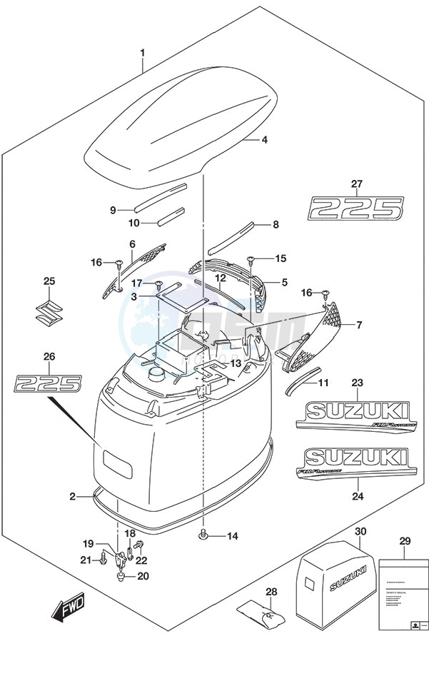 Engine Cover (Black) image