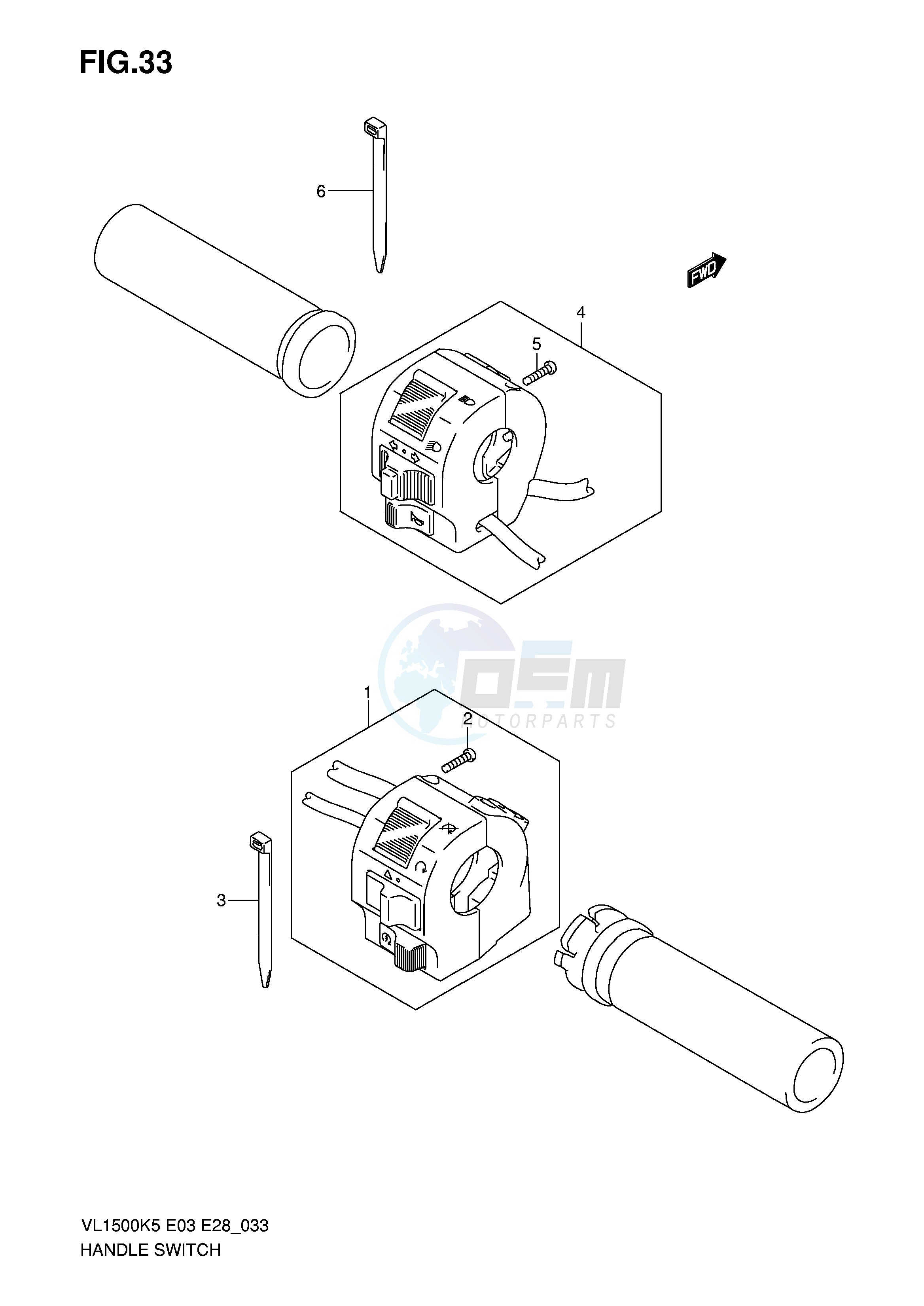 HANDLE SWITCH (MODEL K5 K6) image