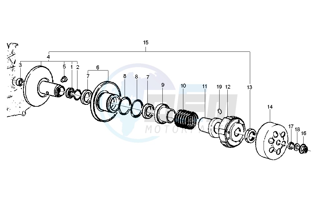 Driven pulley image