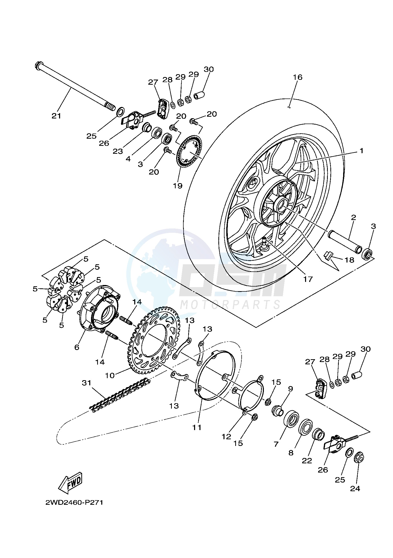 REAR WHEEL image