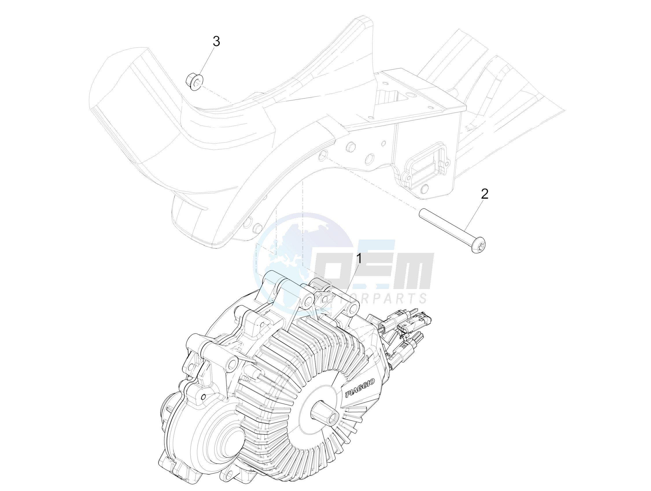 Engine, assembly blueprint