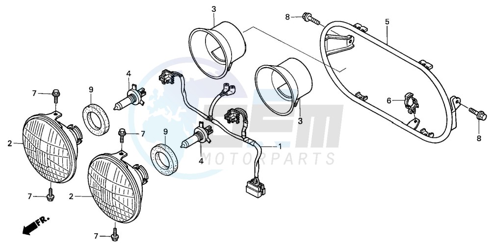 HEADLIGHT (NPS503) blueprint