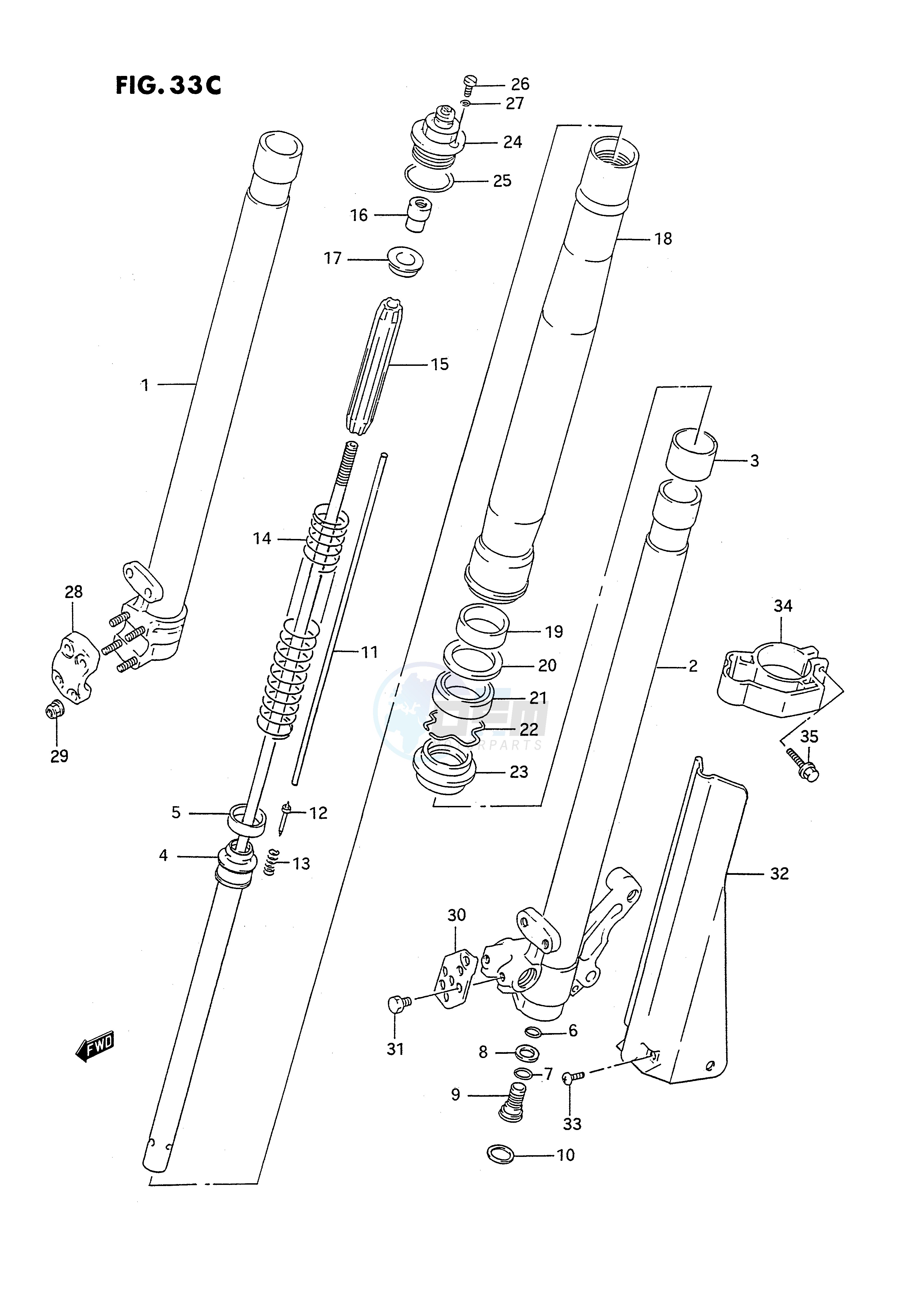 FRONT DAMPER (MODEL N) image