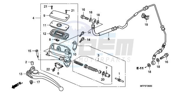 CLUTCH MASTER CYLINDER image