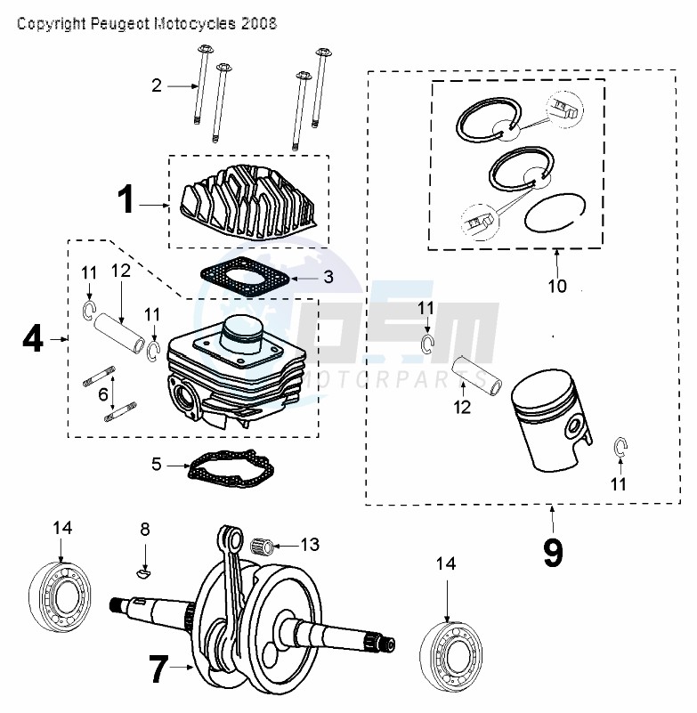 CRANKSHAFT AND CYLINDER image