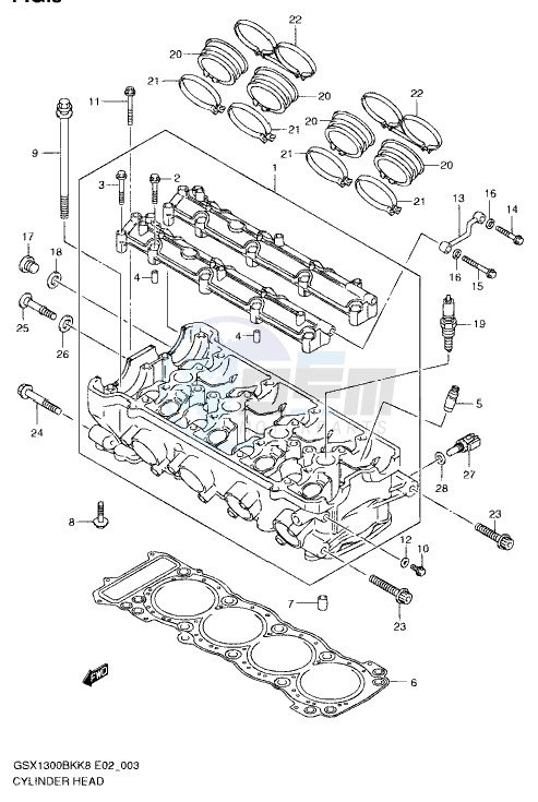 CYLINDER HEAD blueprint