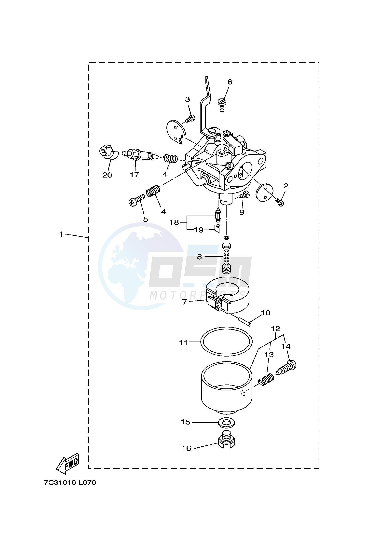 CARBURETOR blueprint