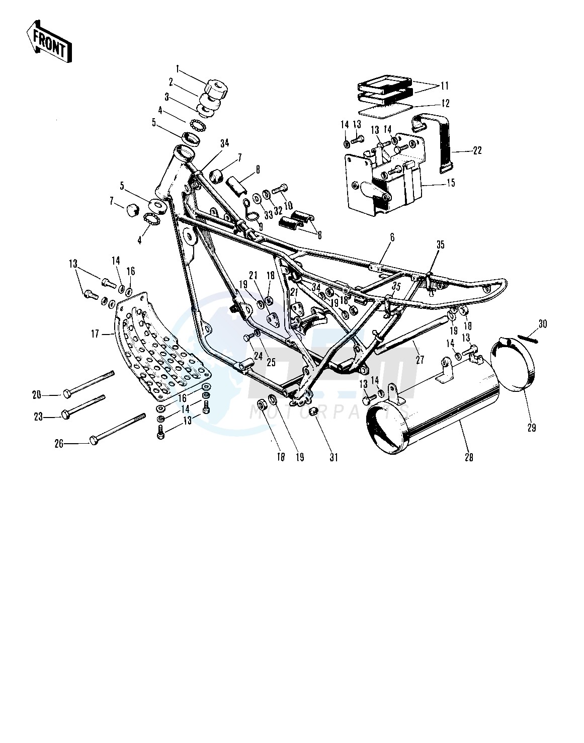 FRAME_FRAME FITTINGS -- 71-72 F8_F8-A- - blueprint