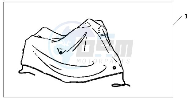 BODY COVER XL HONDA LOGO image