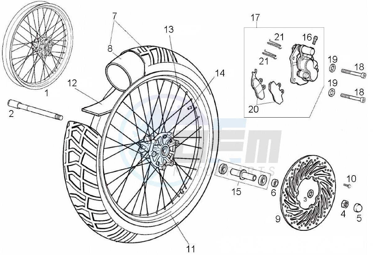 Front wheel (Positions) image