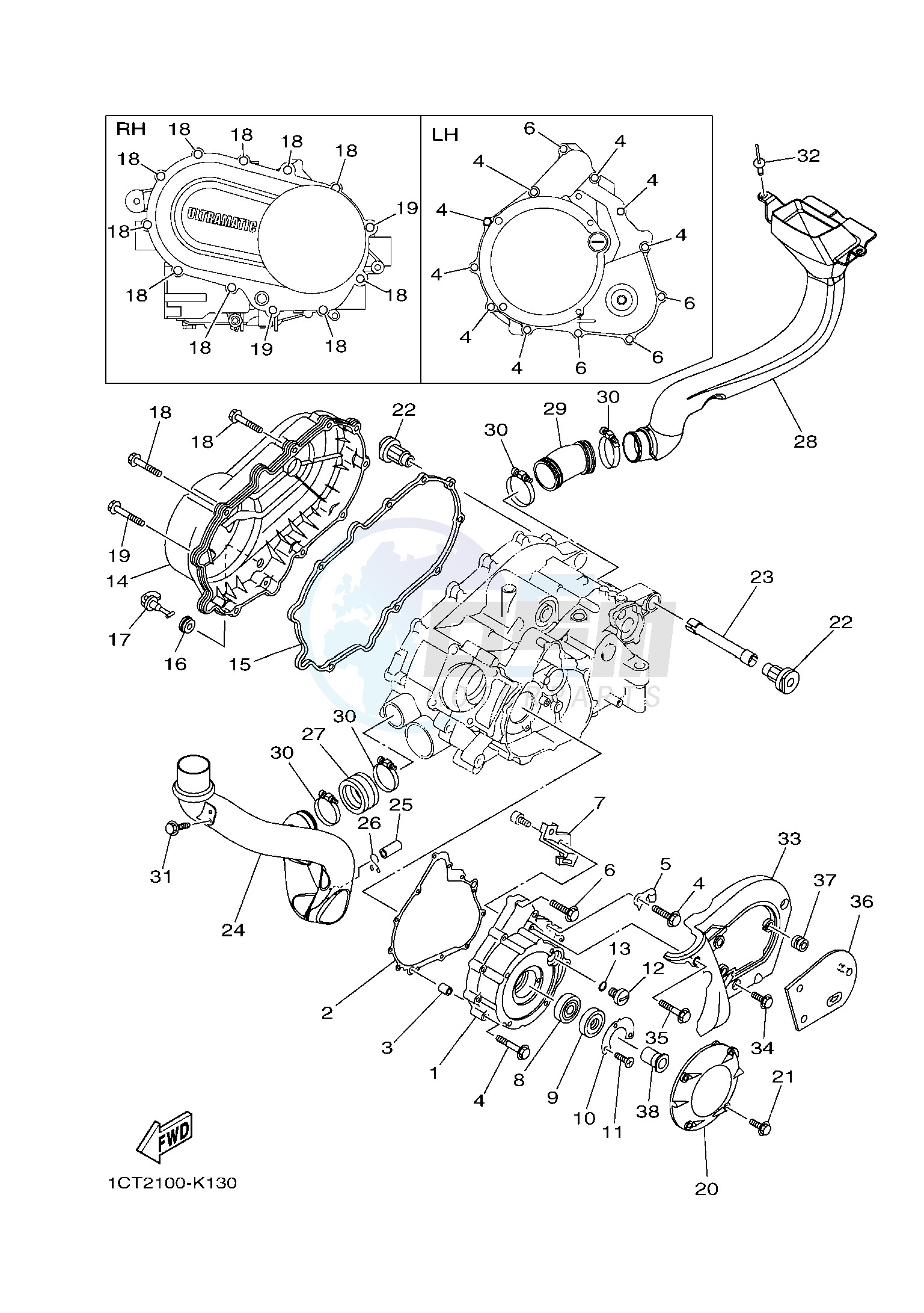 CRANKCASE COVER 1 image