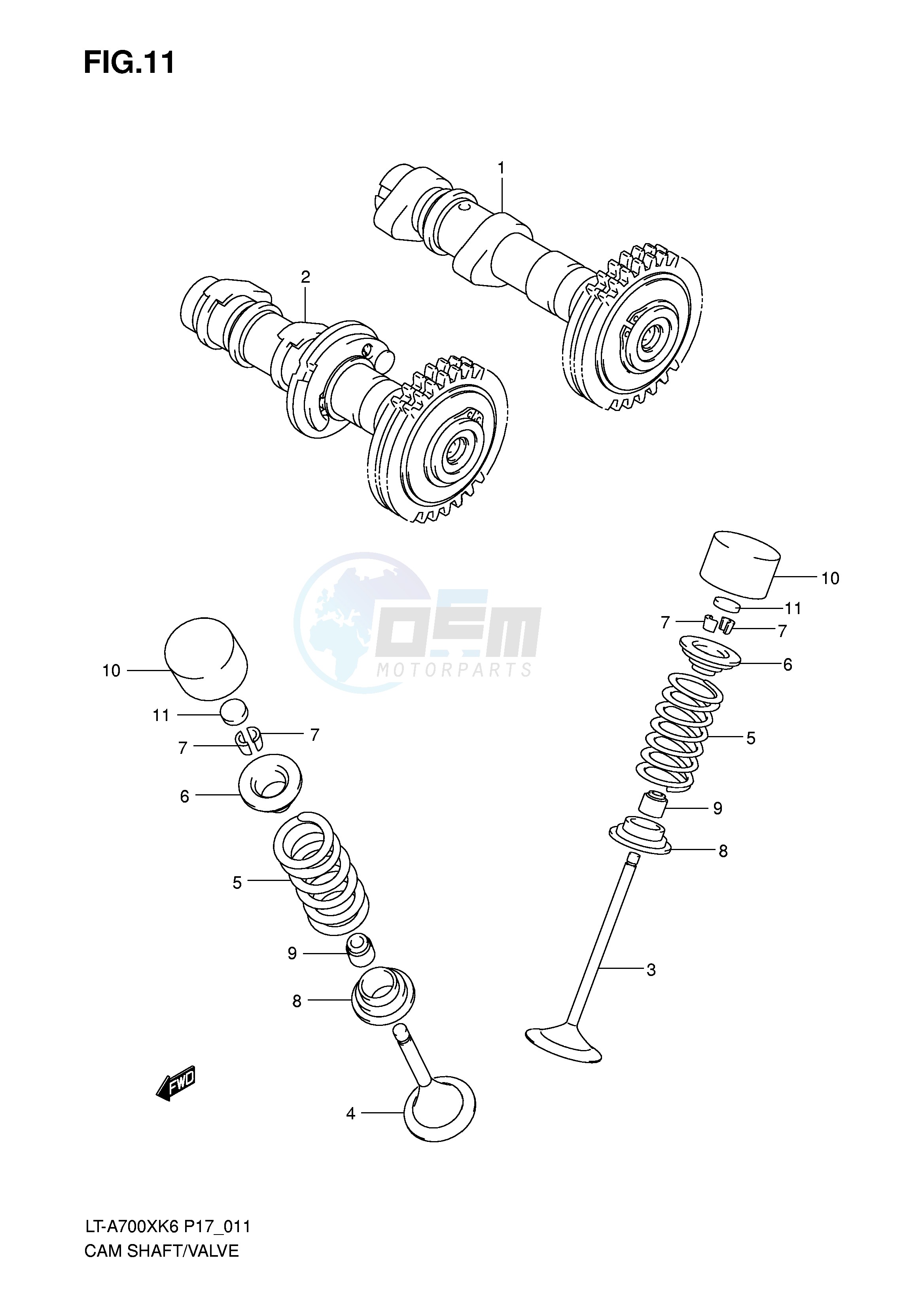 CAMSHAFT-VALVE image