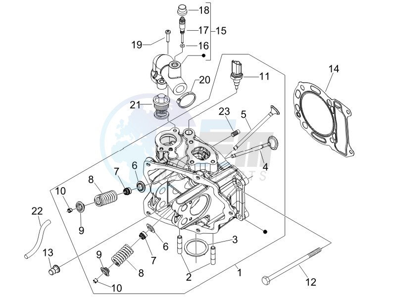 Head unit - Valve image