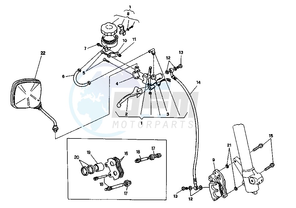 FRONT BRAKE SYSTEM image