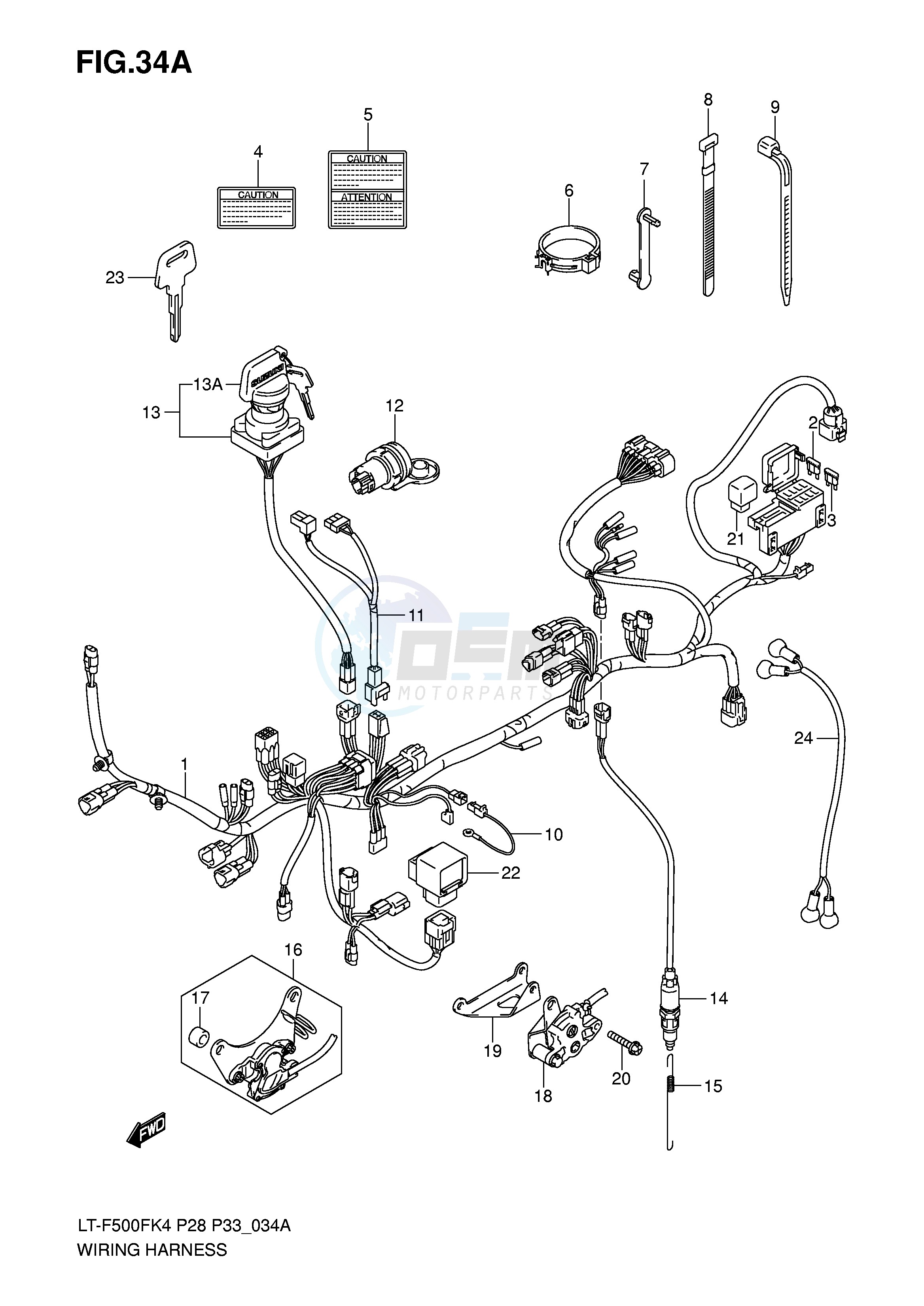 WIRING HARNESS (MODEL K6 K7) image