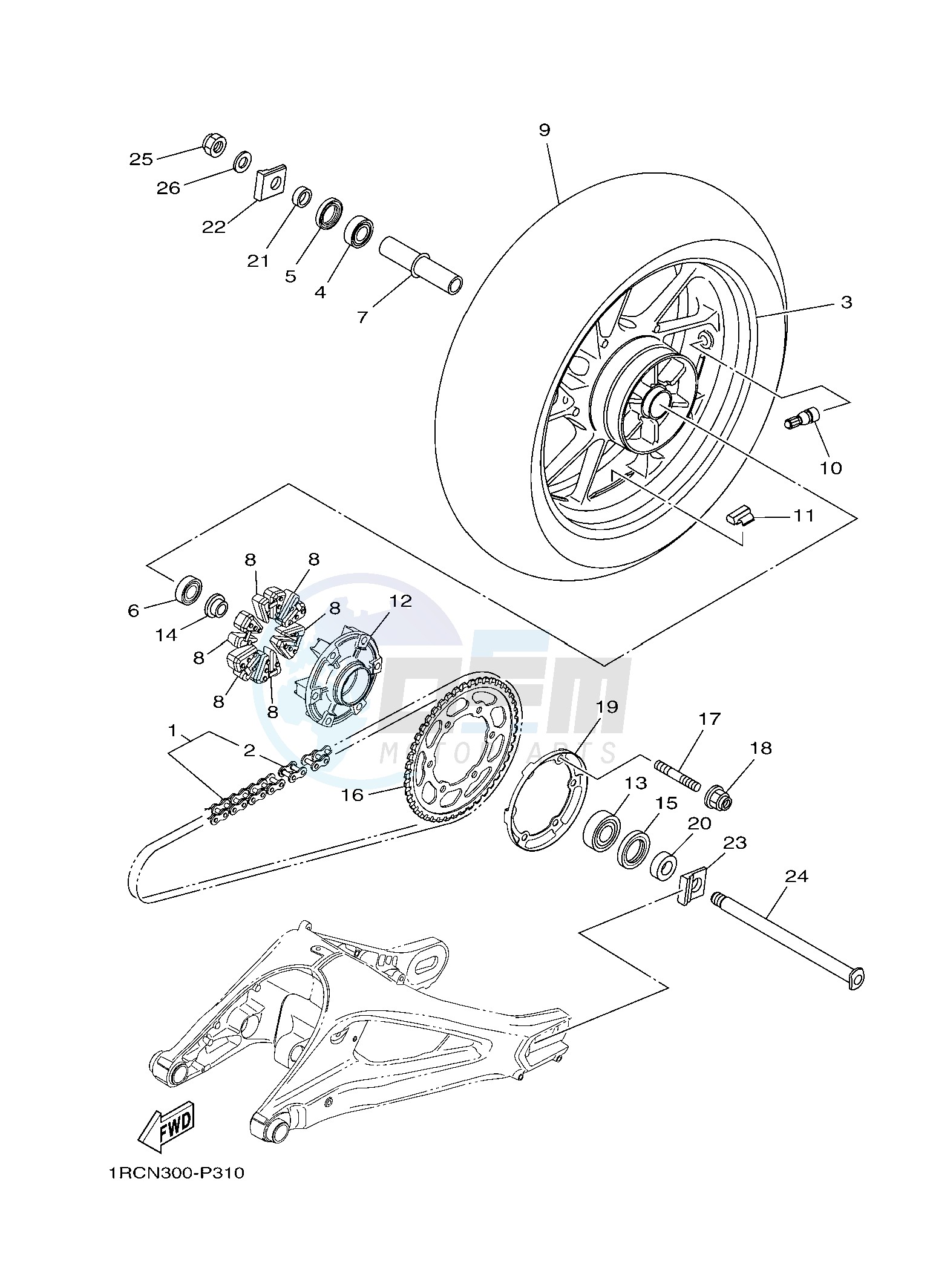 REAR WHEEL image