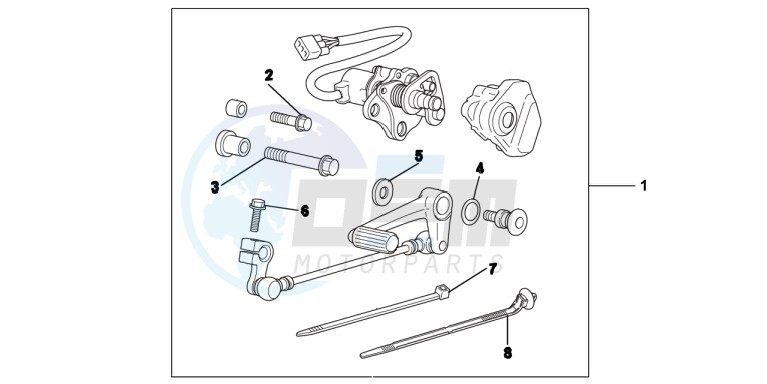 KIT DCT PEDAL SHIFT image