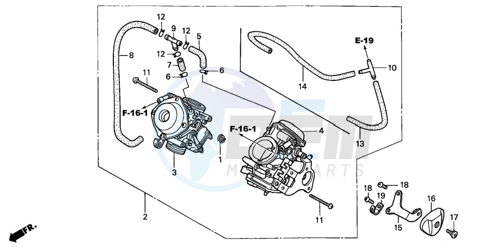 CARBURETOR (ASSY.) blueprint