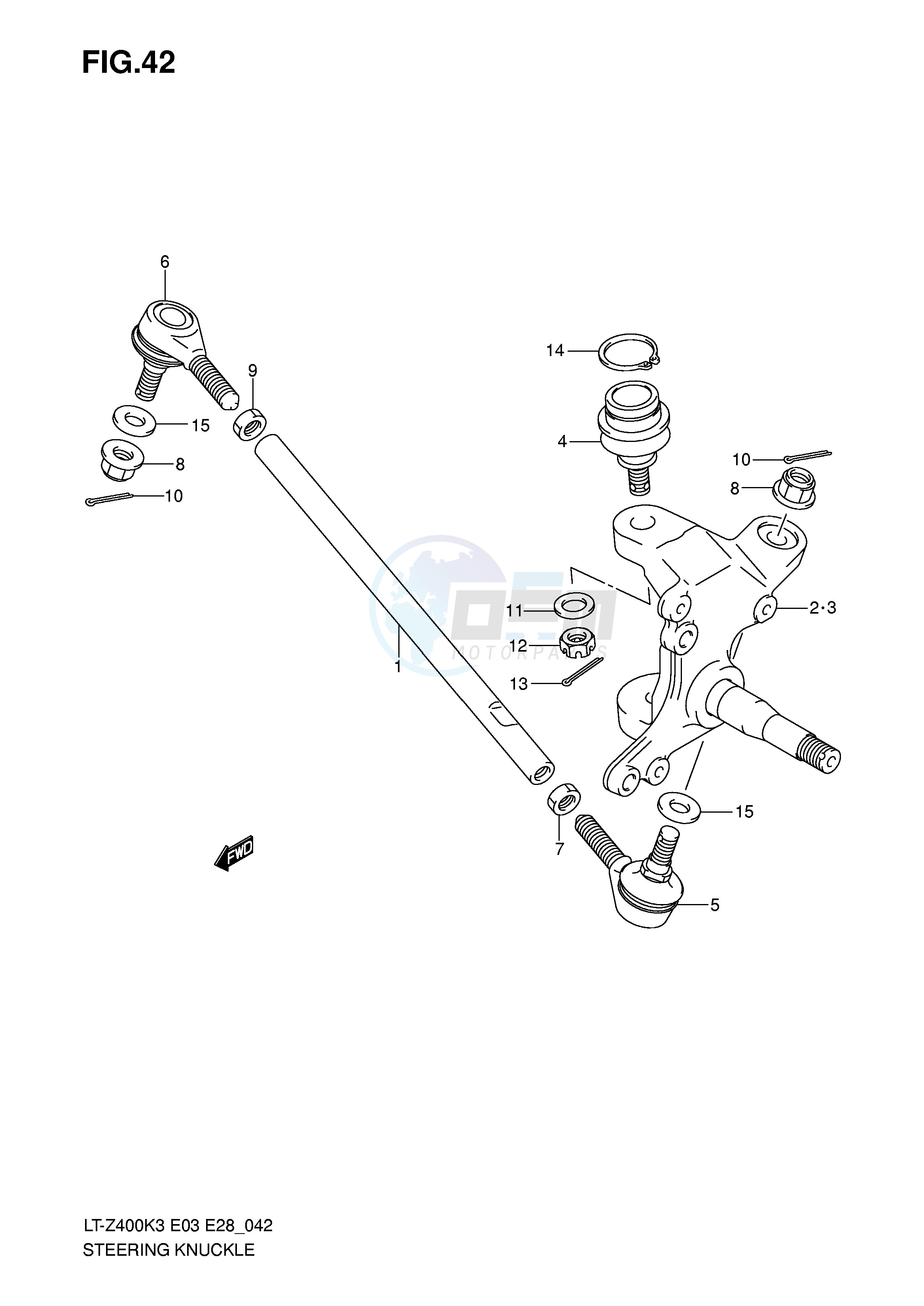 STEERING KNUCKLE (MODEL K3 K4) image