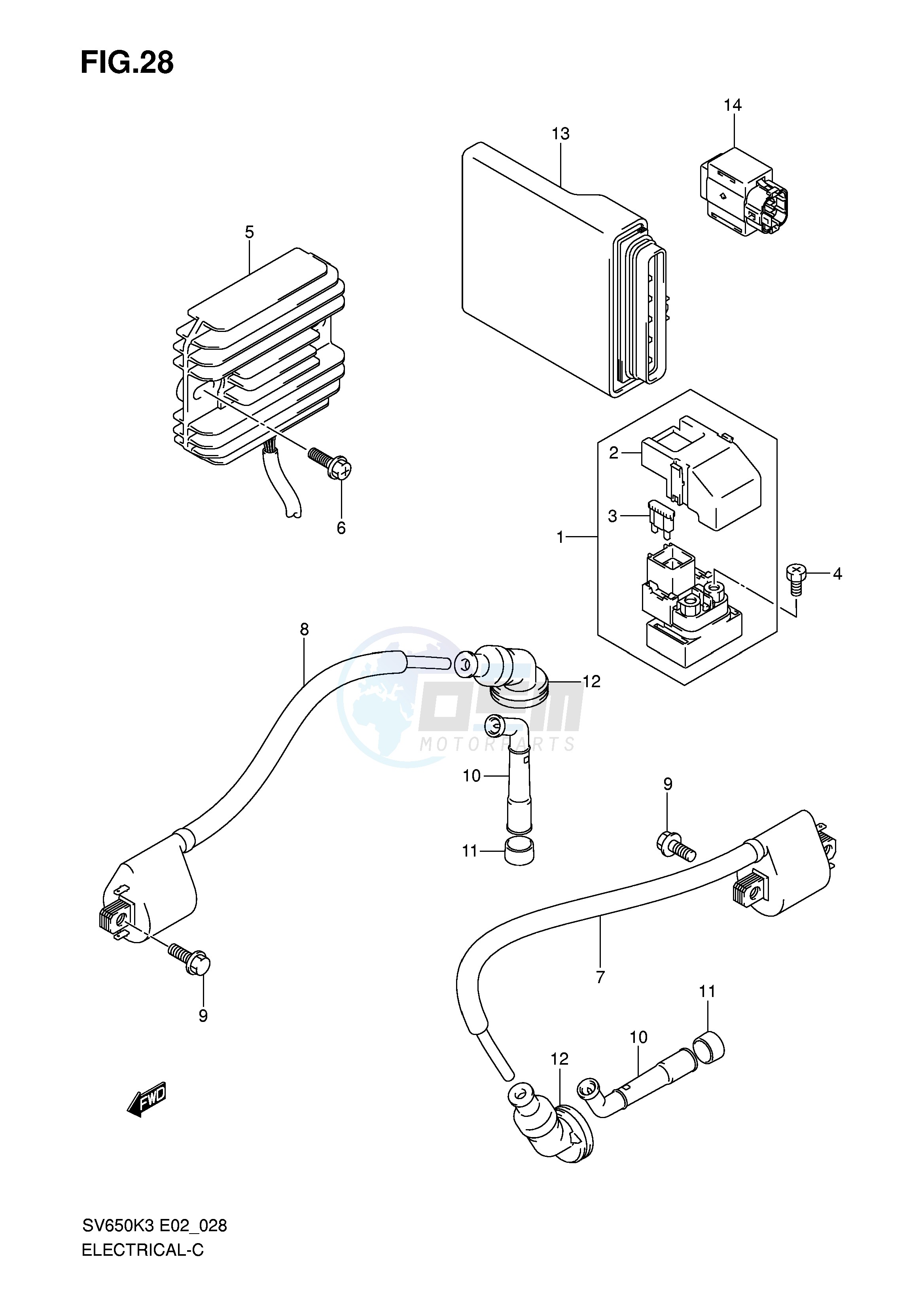 ELECTRICAL (MODEL K3 K4 K5 K6) blueprint