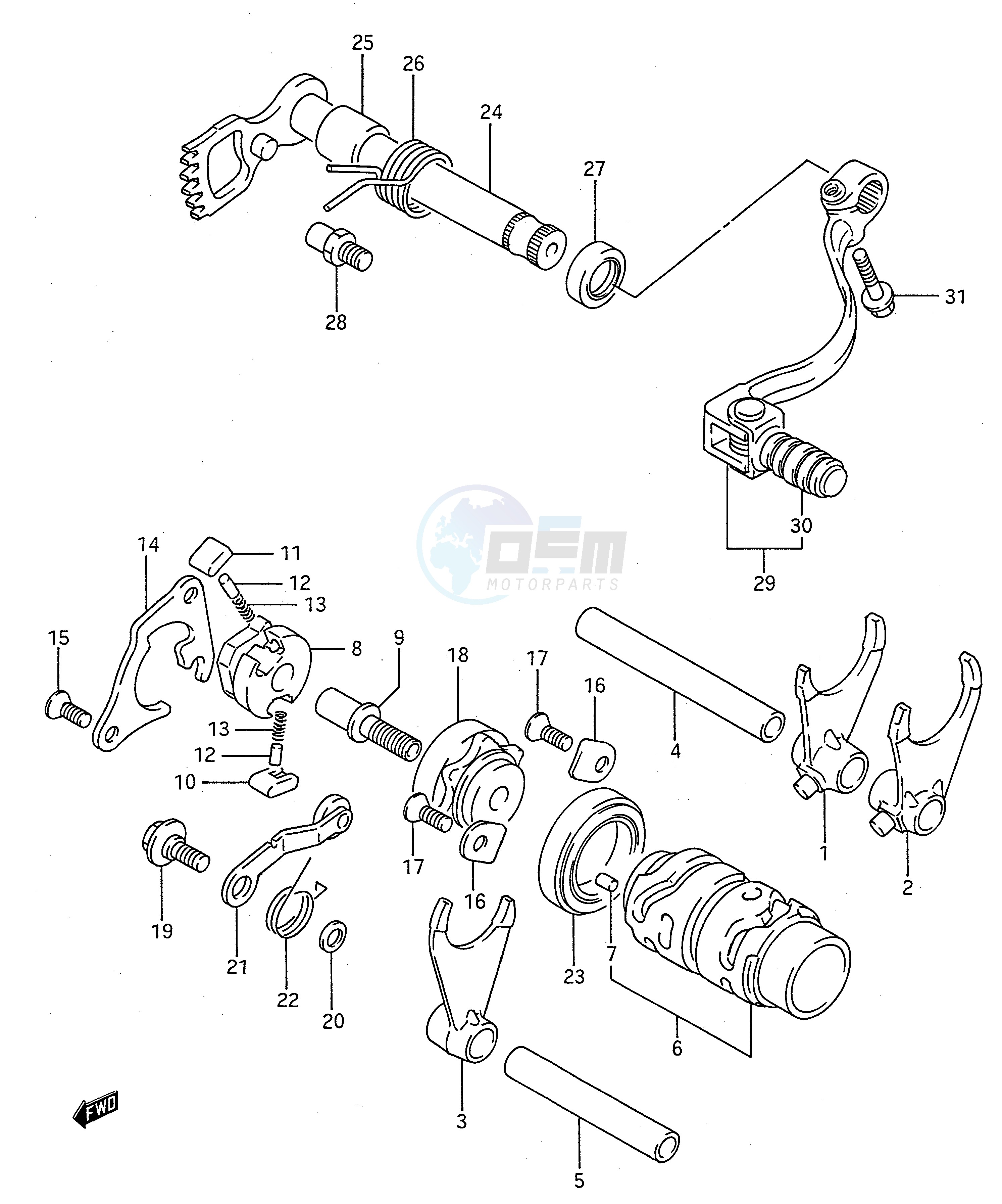 GEAR SHIFTING (MODEL K L M N P R S) image