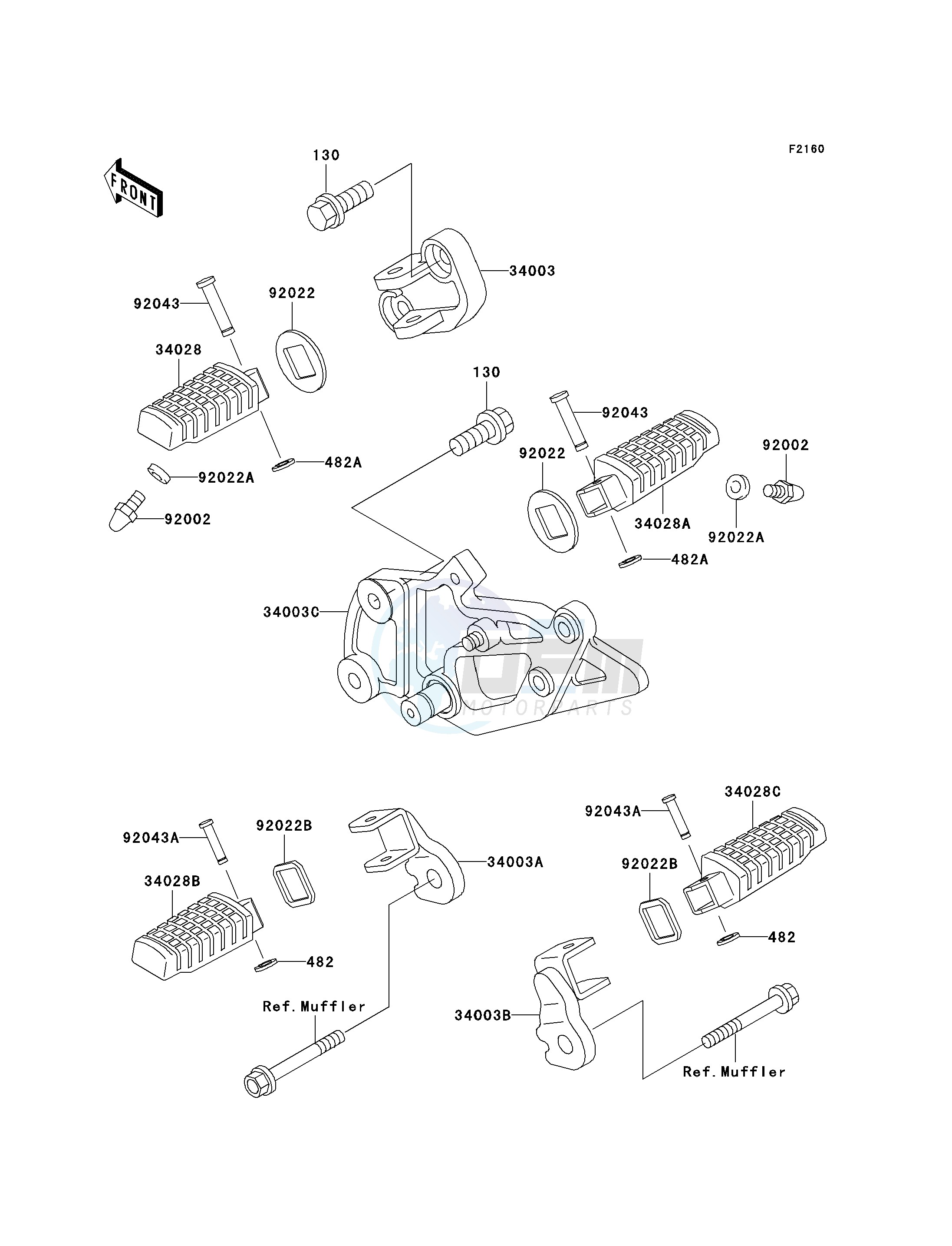 FOOTRESTS blueprint