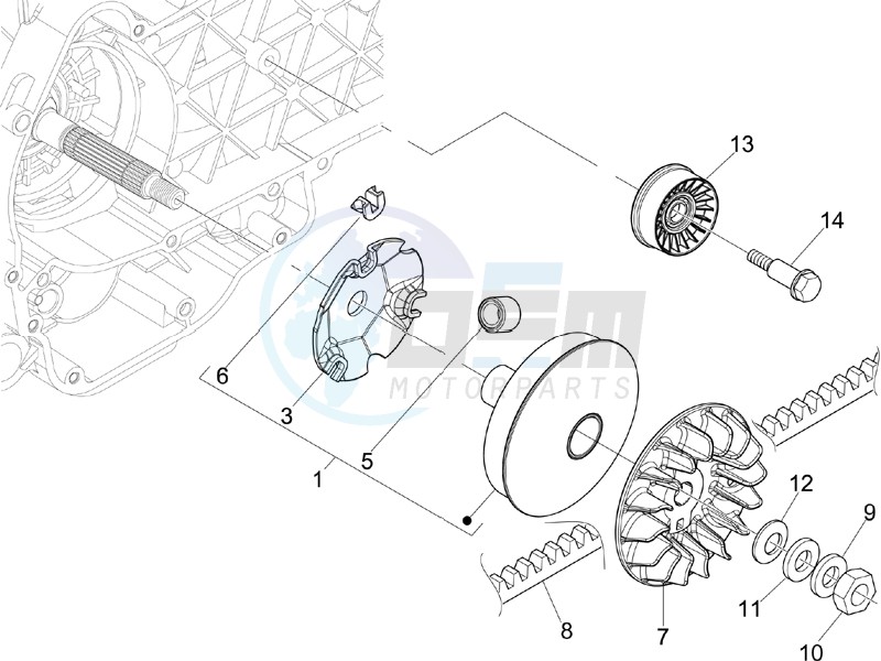 Driving pulley image