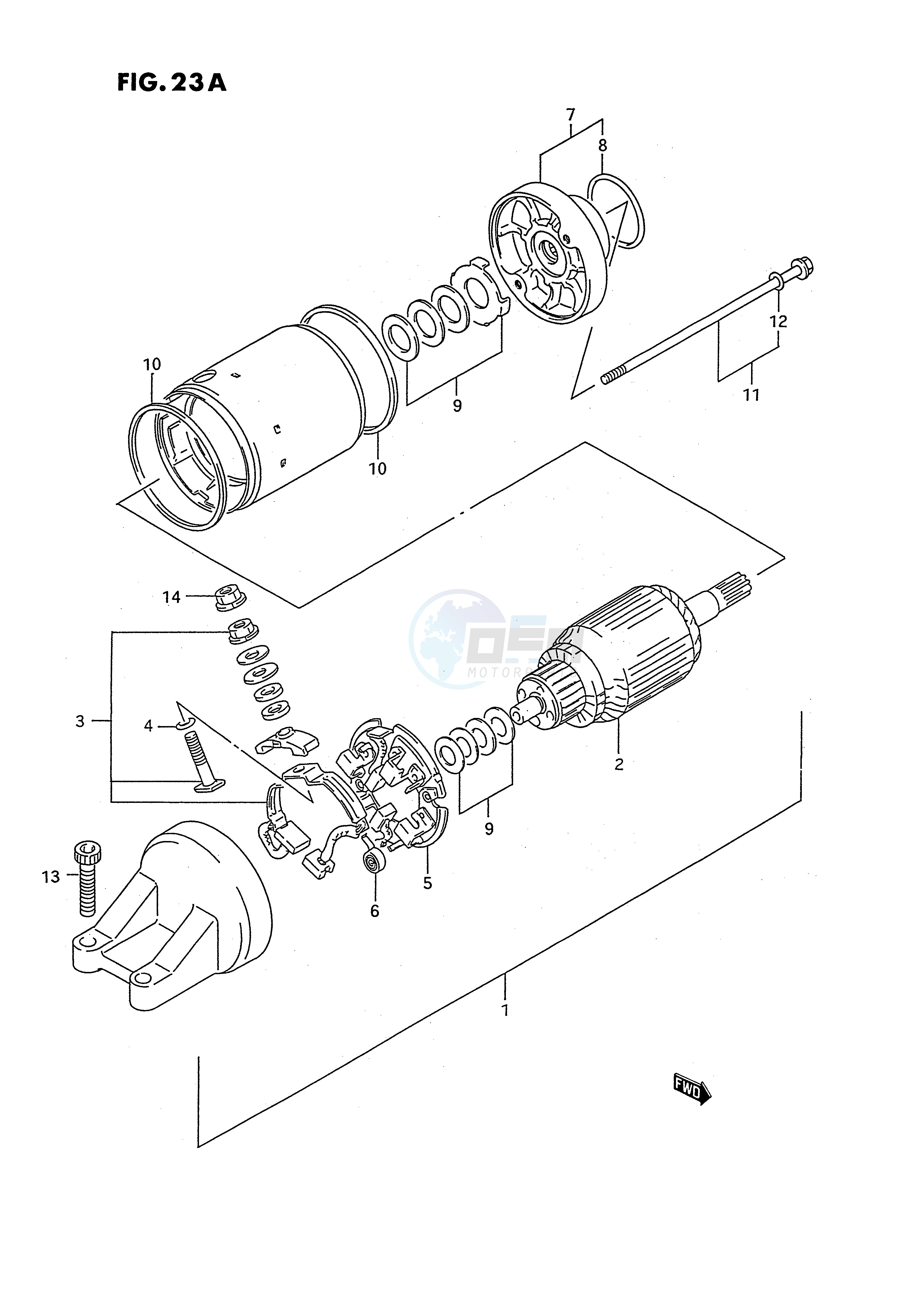 STARTING MOTOR (MODEL R S) image