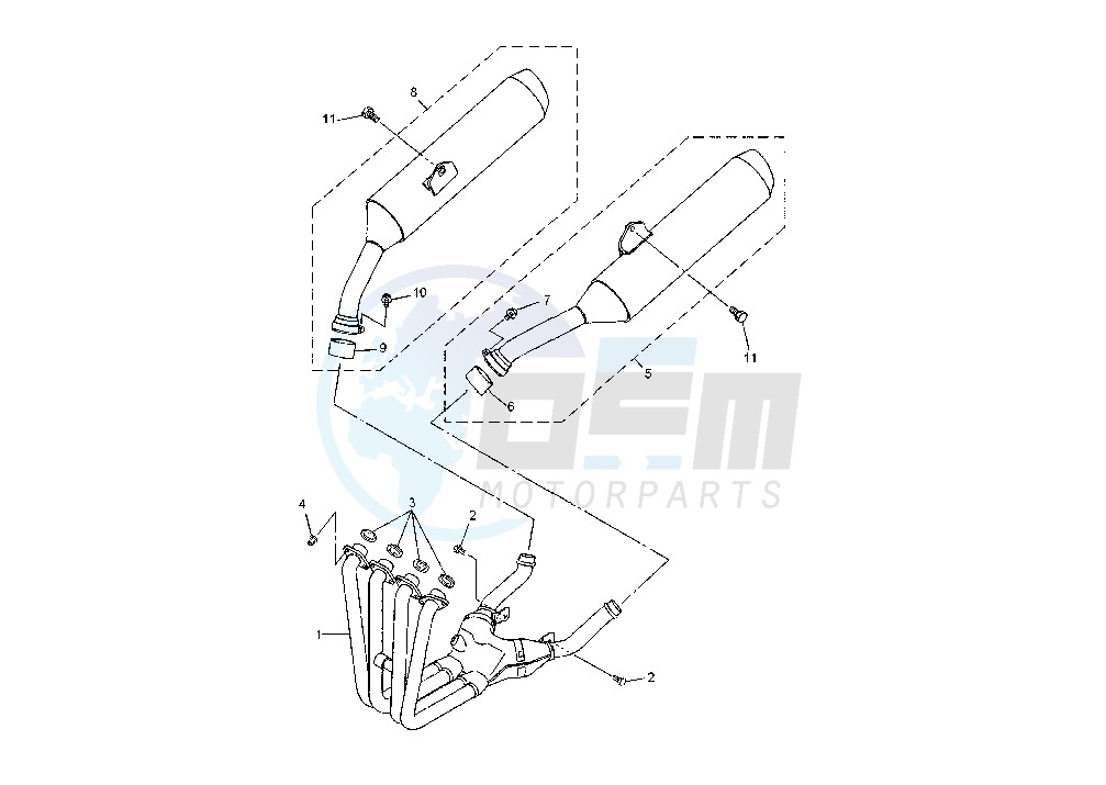 EXHAUST SYSTEM blueprint