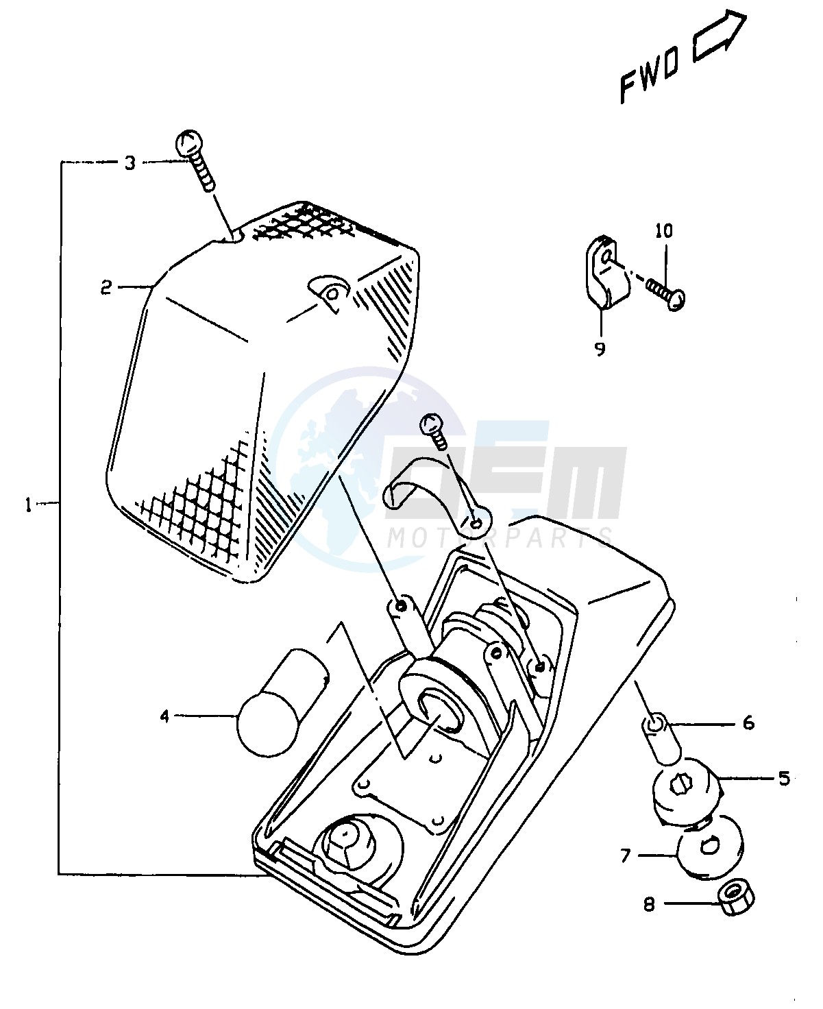 TAIL LAMP blueprint