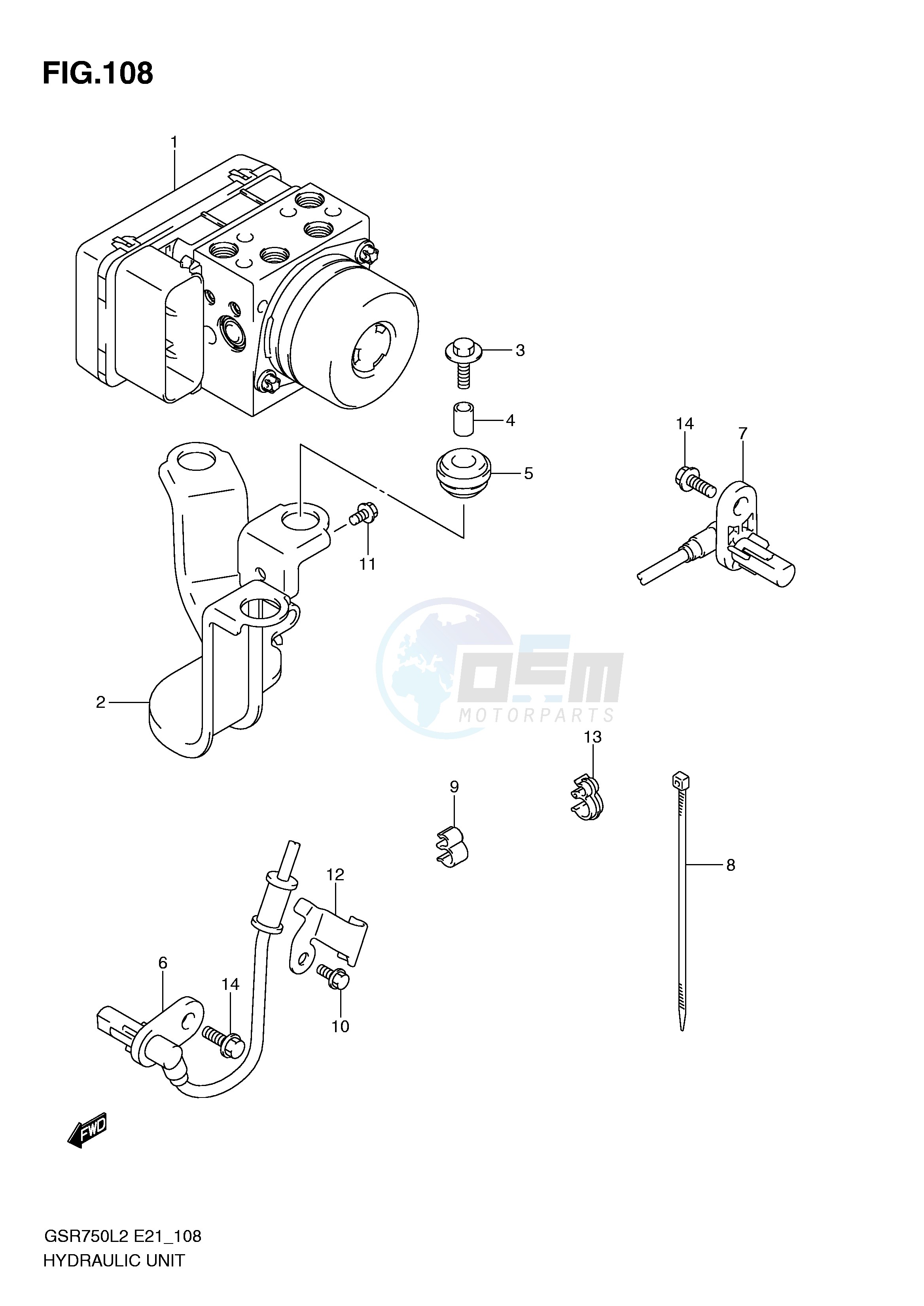 HYDRAULIC UNIT (GSR750AL2 E21) image