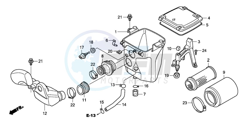 AIR CLEANER blueprint