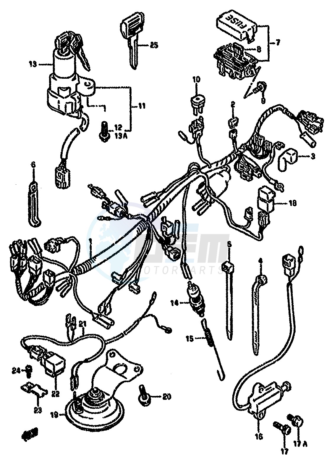 WIRING HARNESS (MODEL K L M N P R) image