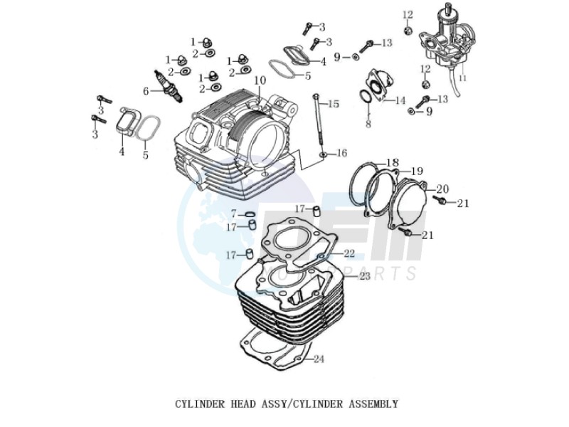 Cylinder head cover - Cylinder image