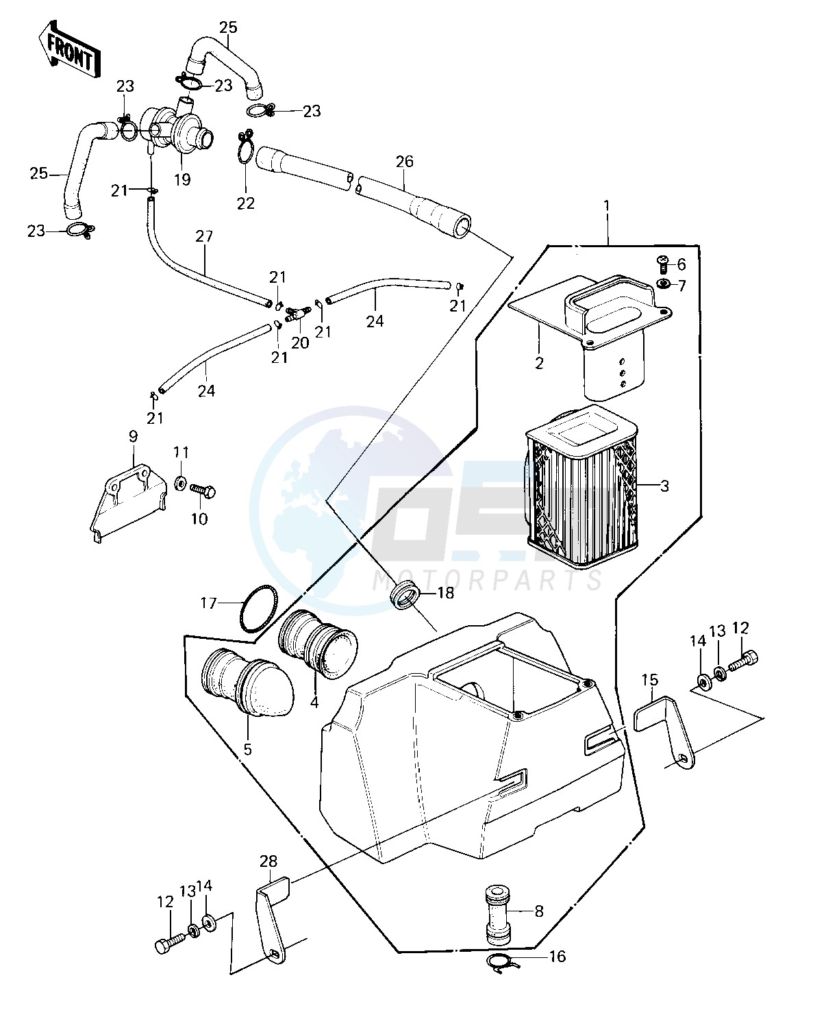 AIR CLEANER -- 80-81 C1_C2- - image