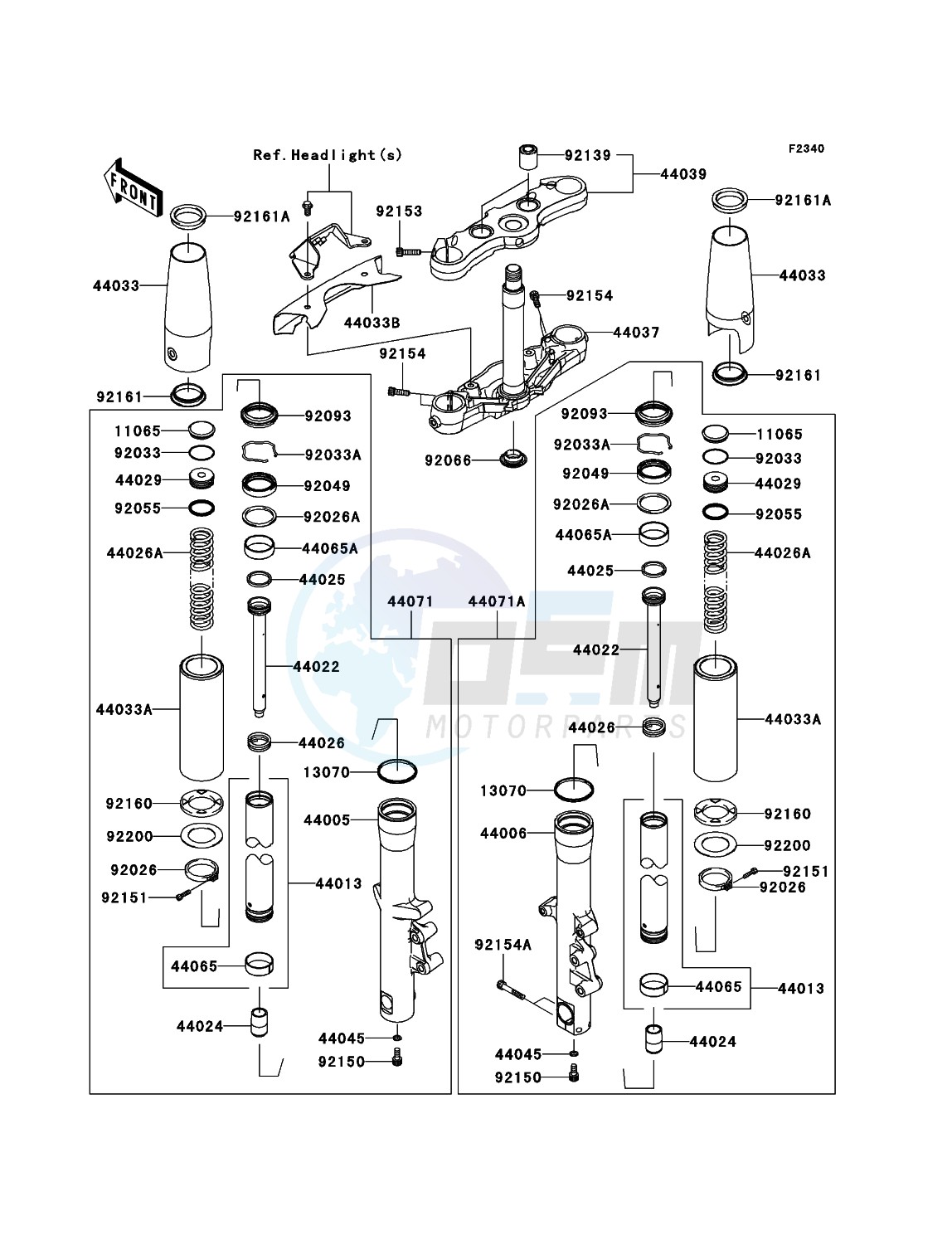 Front Fork blueprint