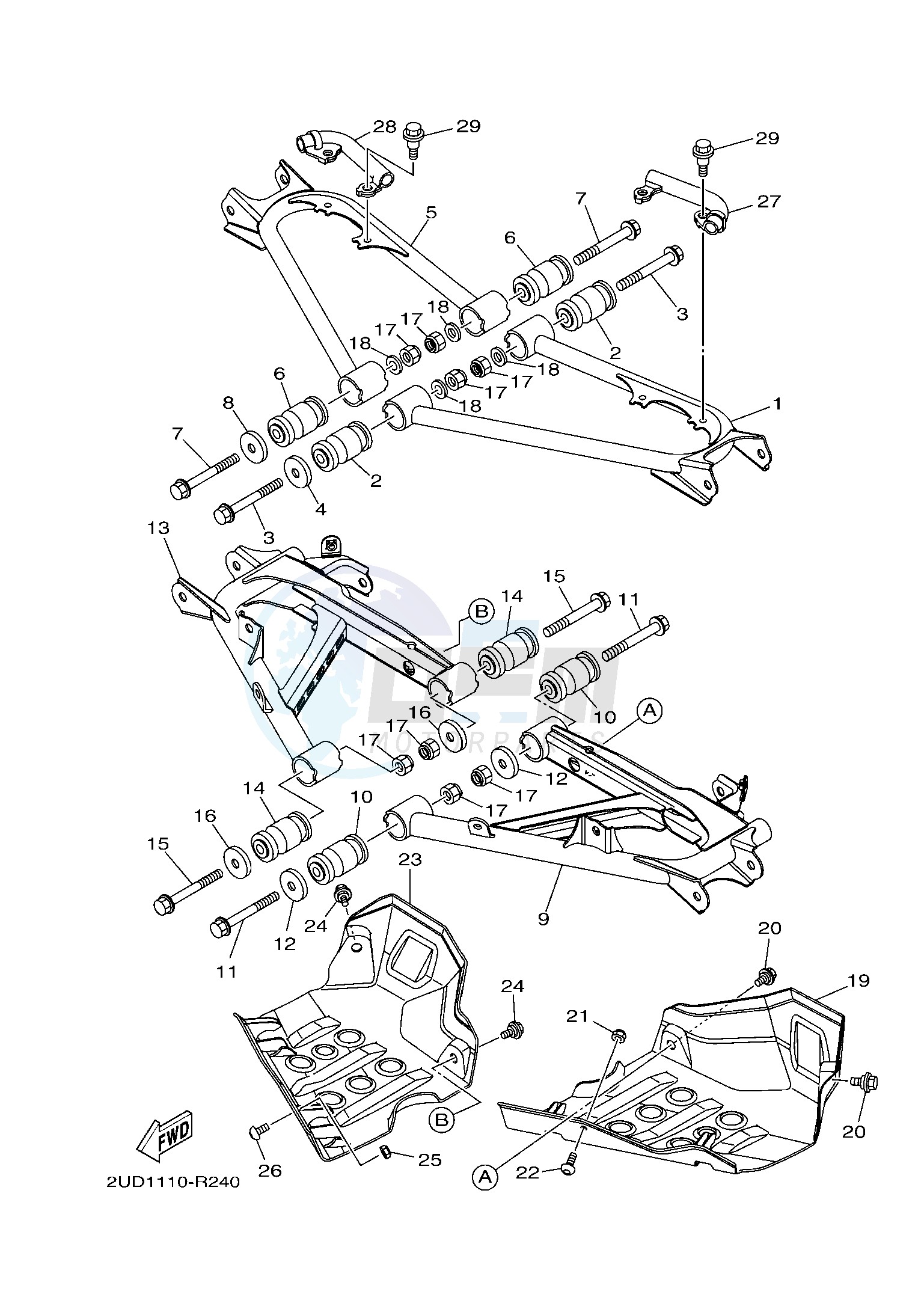 REAR ARM blueprint