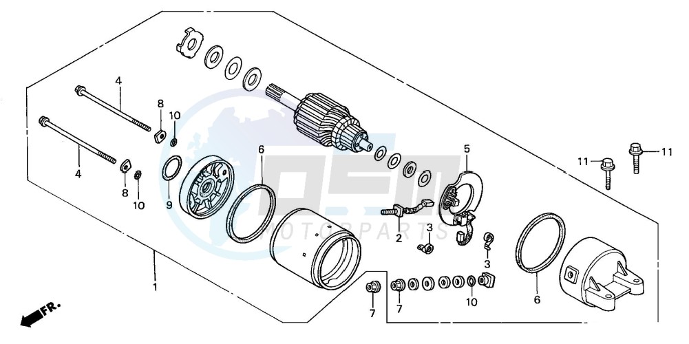 STARTING MOTOR image