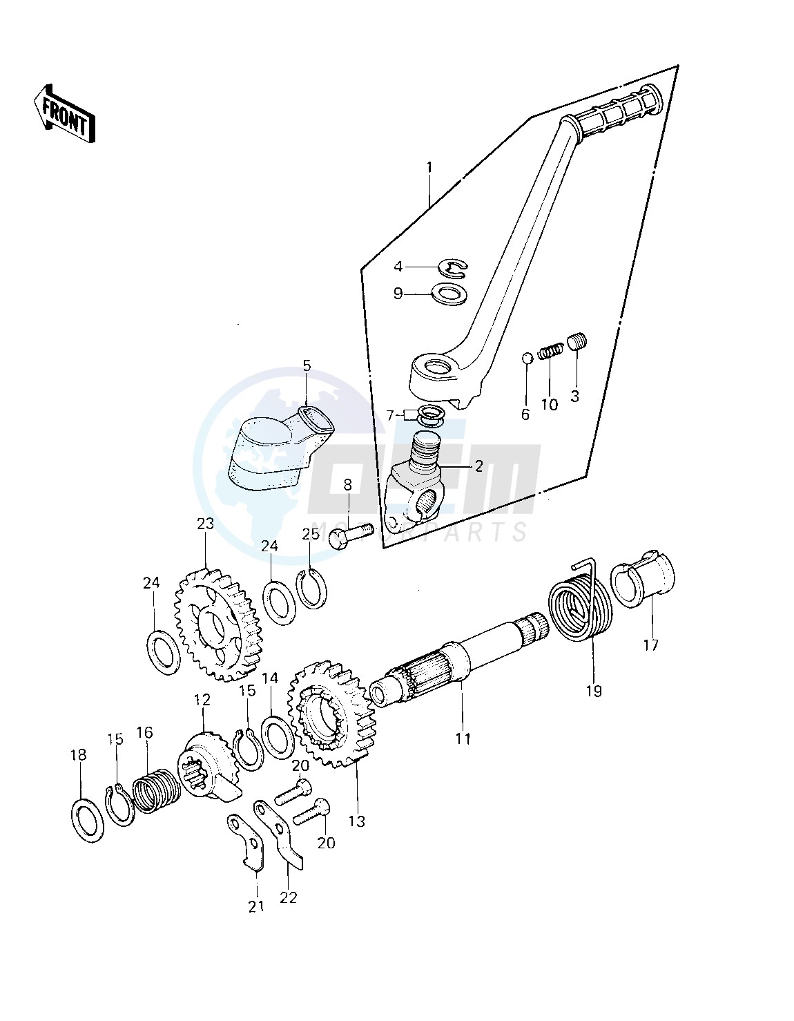 KICKSTARTER MECHANISM image