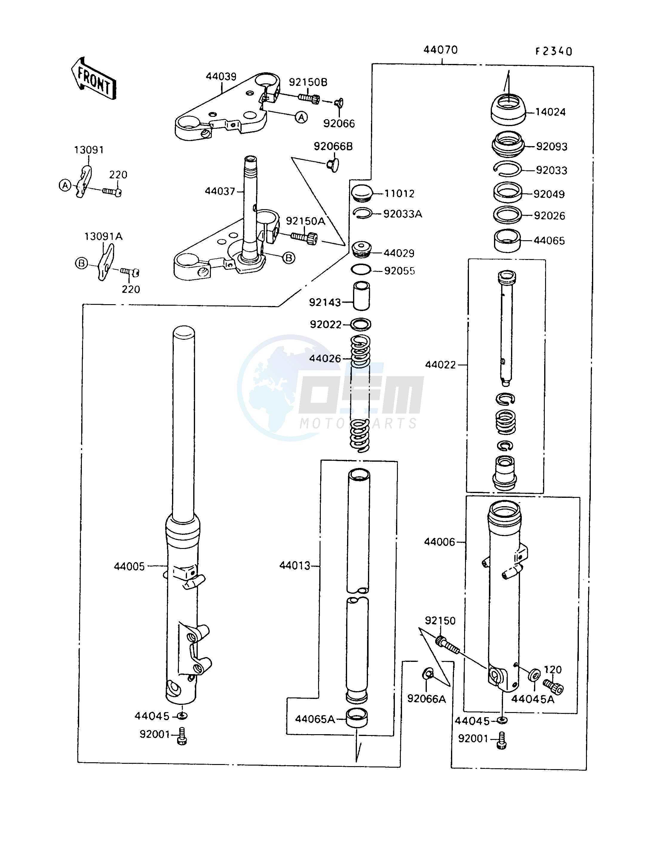 FRONT FORK image