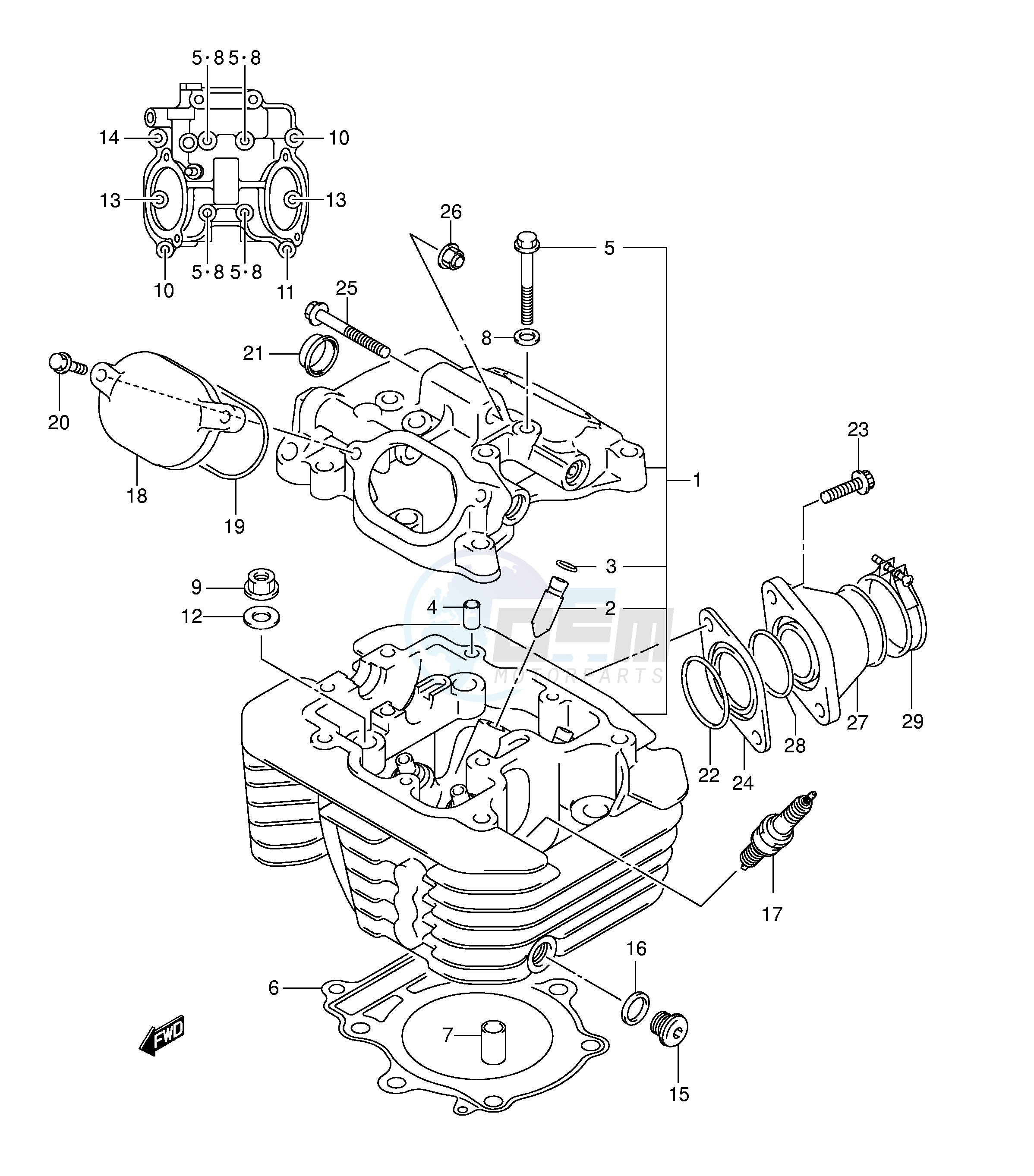 CYLINDER HEAD image