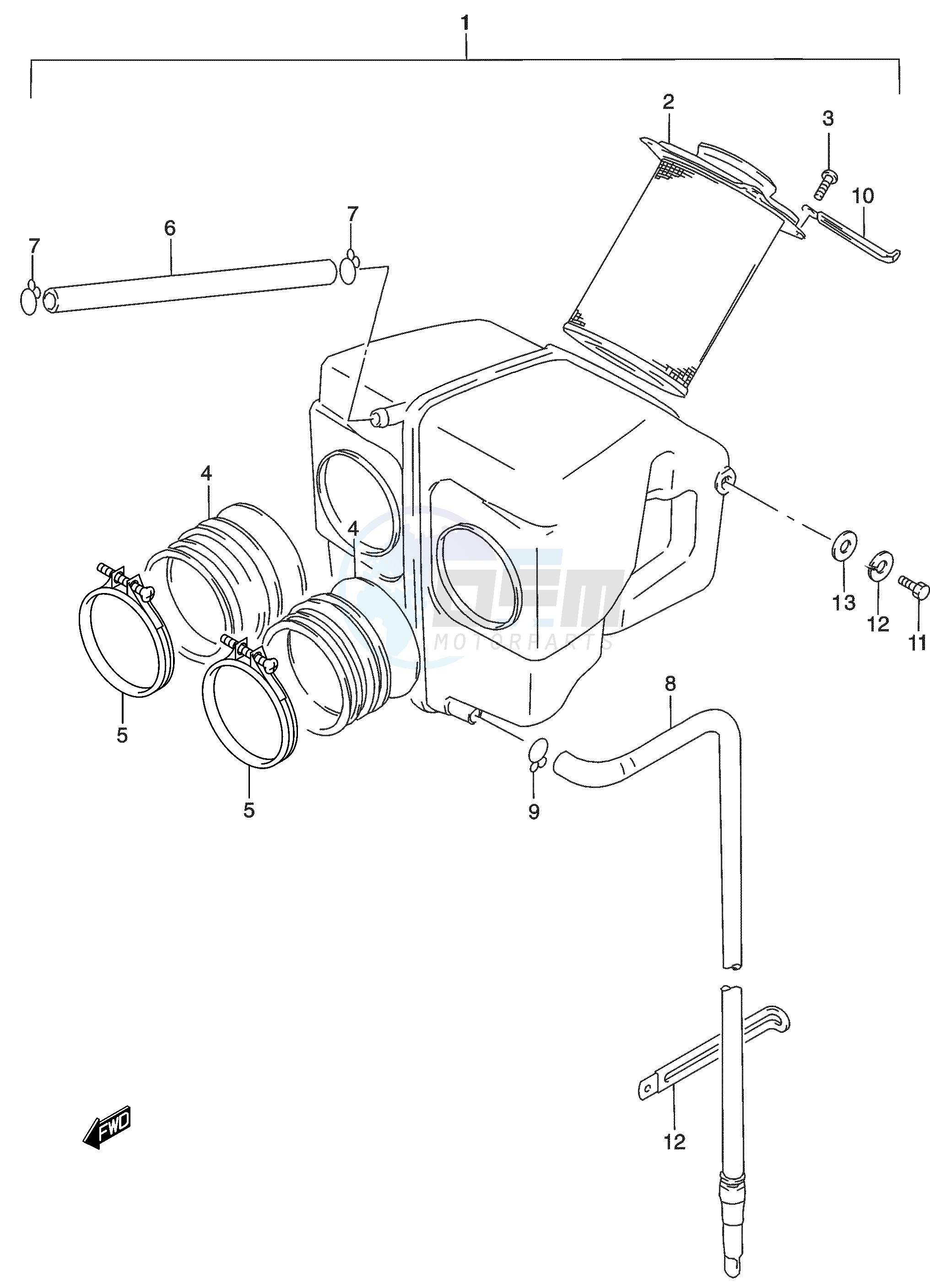 AIR CLEANER blueprint