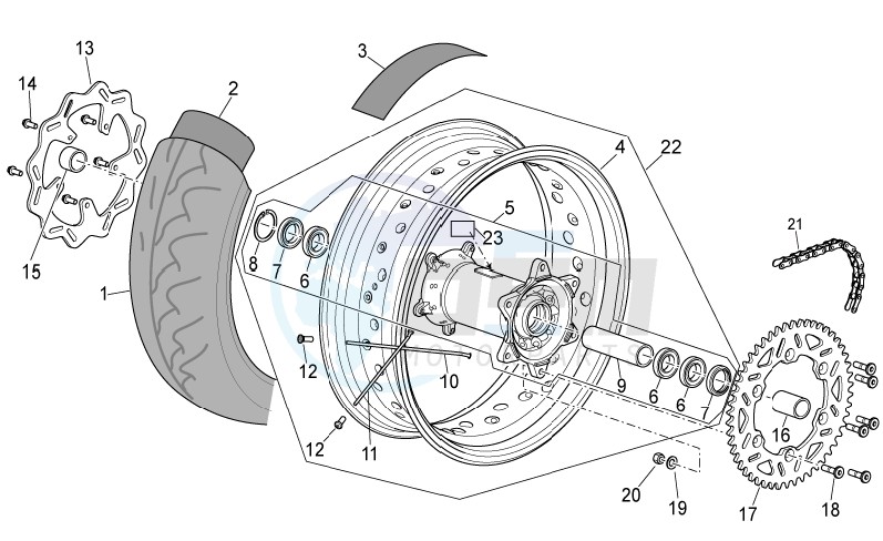 Rear Wheel blueprint