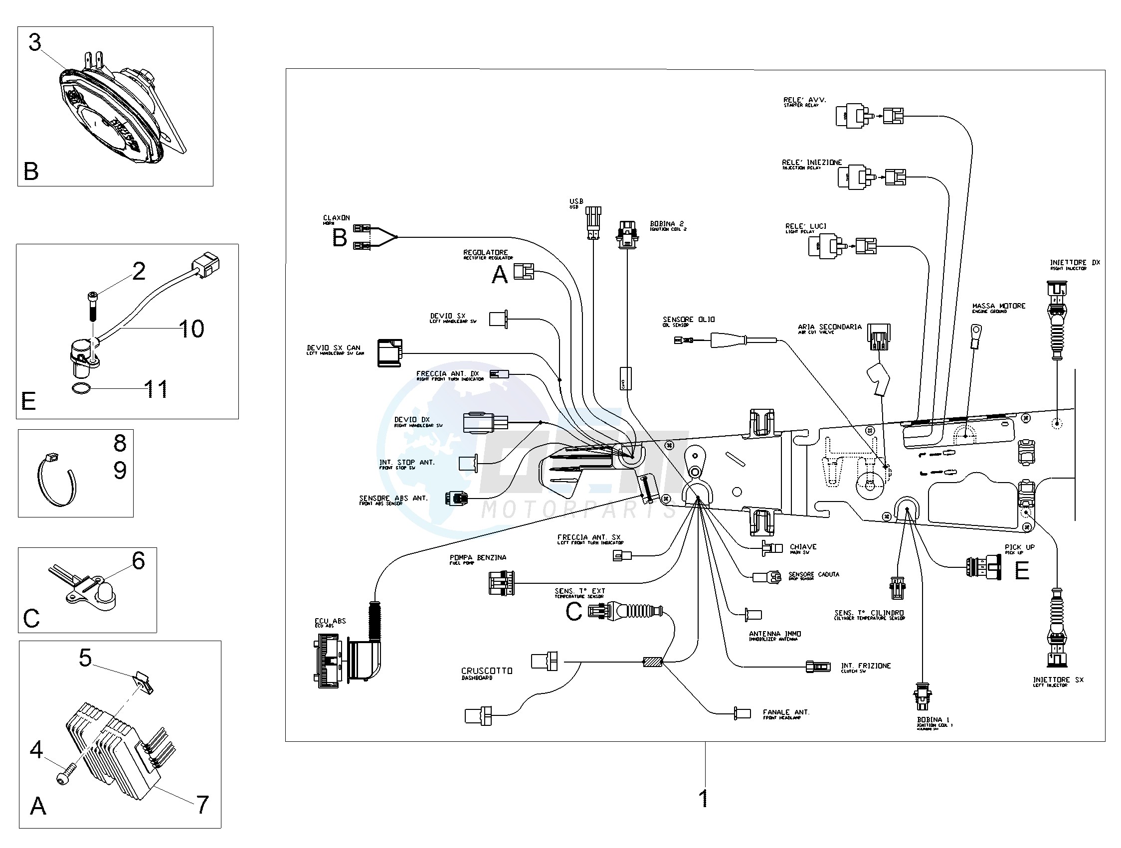 Front electrical system image