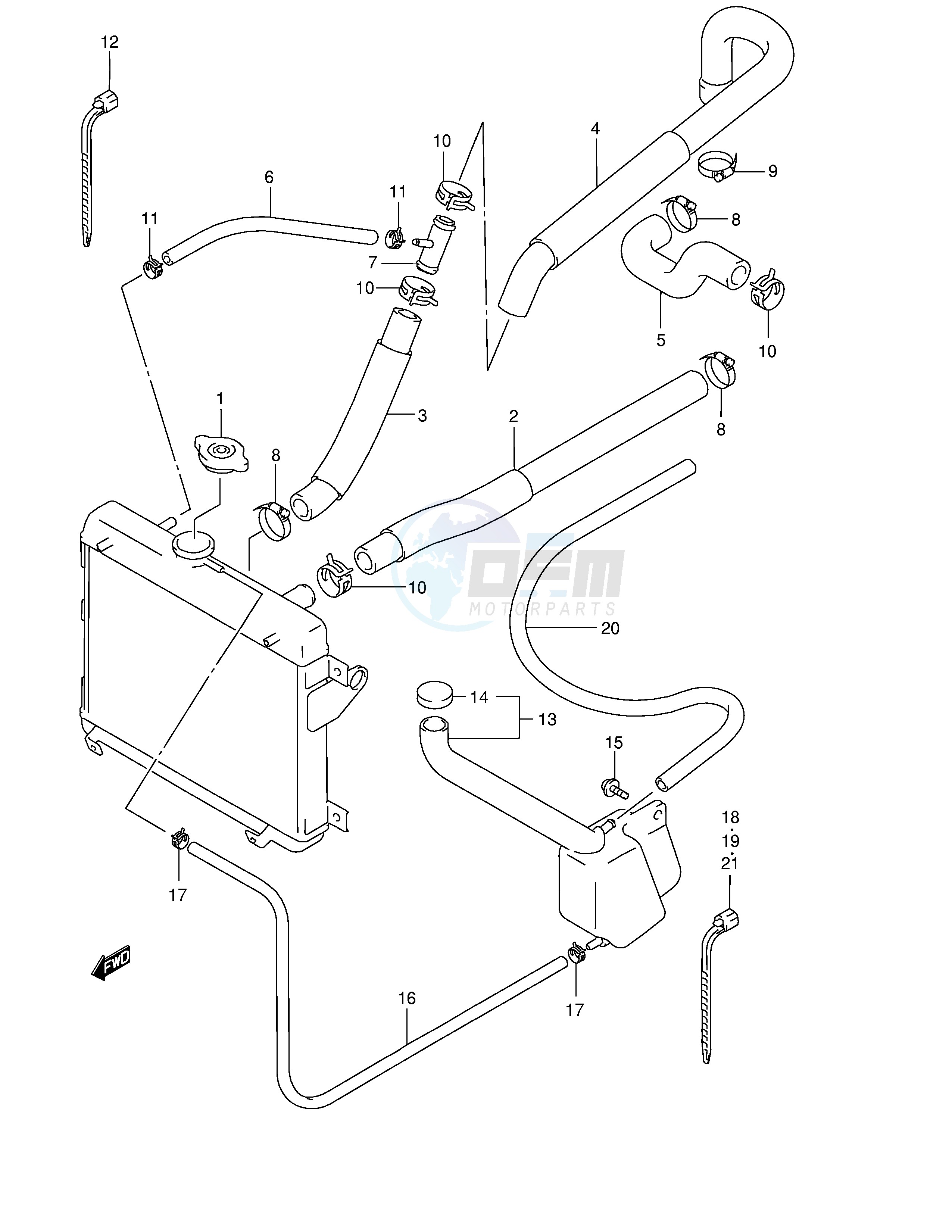 RADIATOR HOSE image