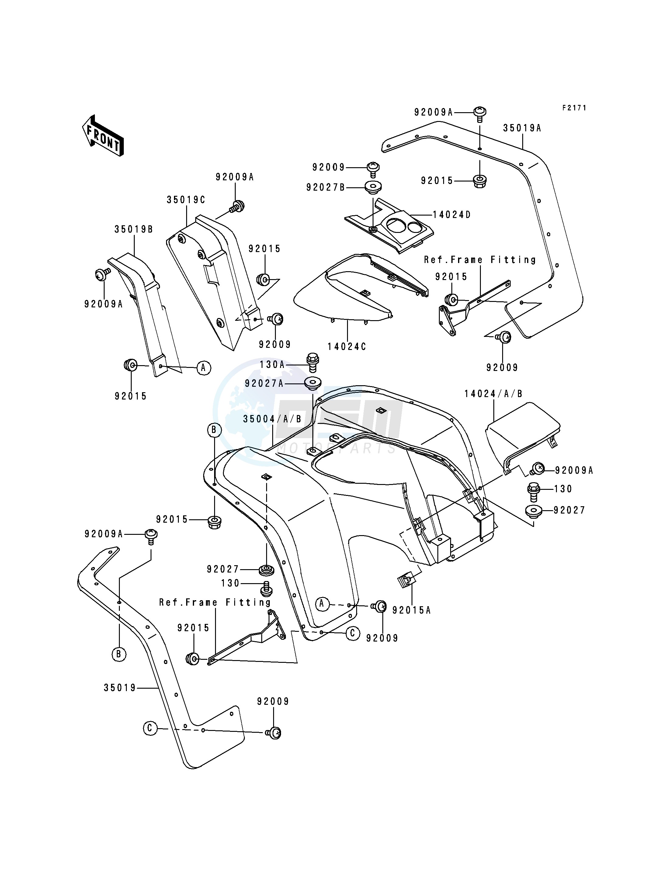 FRONT FENDER image