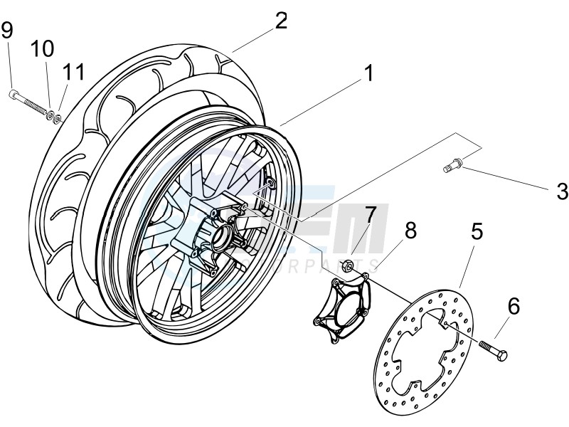 Rear Wheel blueprint